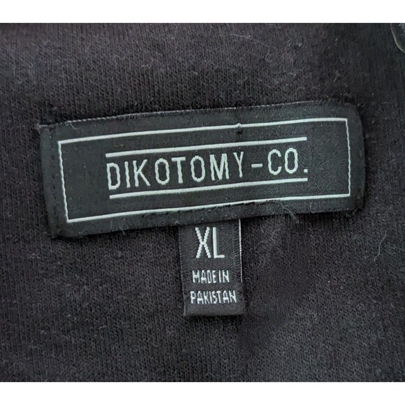 Dikotomy Men's size XL Grey And Black Pullover Hoodie (A27m) - Picture 4 of 5